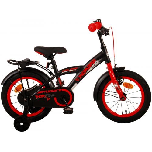 Volare Thombike Kinderfiets - Jongens - 14 inch - Zwart Rood