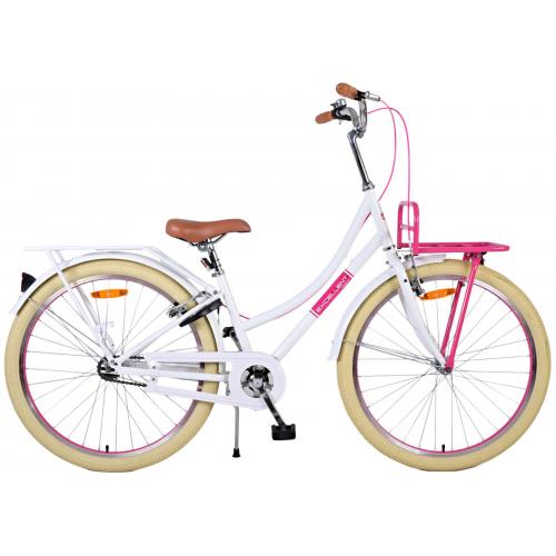 Volare Excellent Kinderfahrrad - Mädchen - 26 Zoll - Weiß - Zweihandbremsen