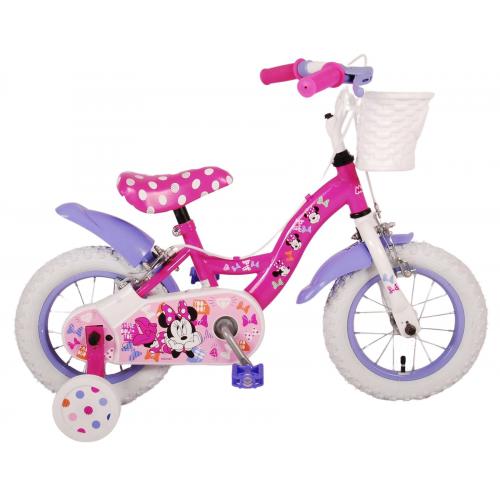 Disney Minnie Cutest Ever! Kinderfahrrad - Mädchen - 12 Zoll - Rosa - Zwei Handbremsen