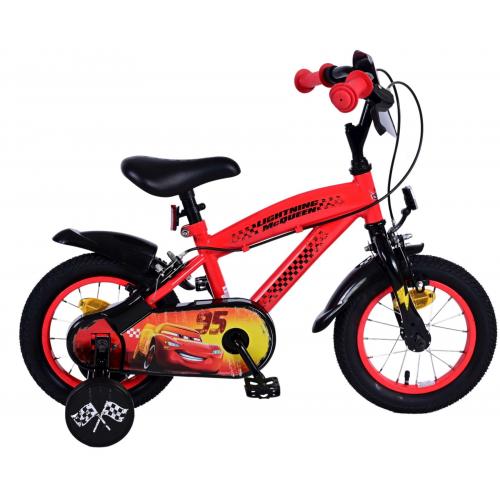 Disney Cars Kinderfahrrad - Jungen - 12 Zoll - Zwei Handbremsen