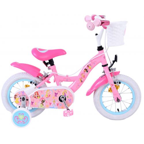 Disney Princess Kinderfahrrad - Mädchen - 12 Zoll - Rosa - Zwei Handbremsen