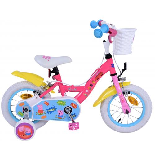 Peppa Pig Kinderfahrrad - Mädchen - 12 Zoll - Pink - Zwei Handbremsen [CLONE]