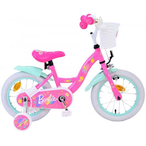 Barbie Kinderfahrrad - Mädchen - 14 Zoll - Rosa