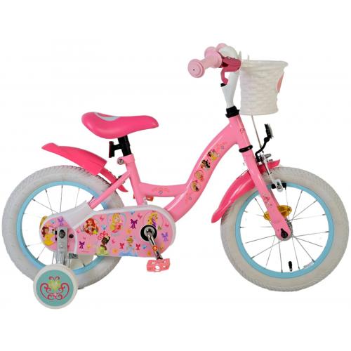 Disney Princess Kinderfahrrad - Mädchen - 14 Zoll - Rosa