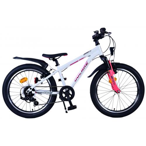 Volare XC Race Kinderfahrrad - 20 Zoll - 7-Gang - Weiß Pink