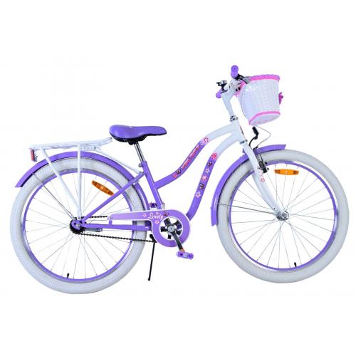 Volare Lovely Kinderfahrrad - Mädchen - 24 Zoll - Lila