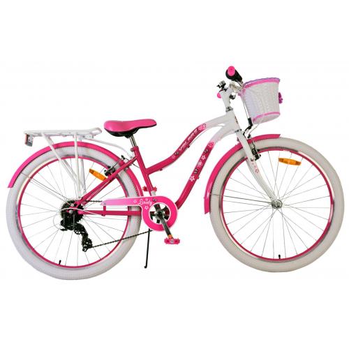 Volare Lovely Kinderfahrrad - Mädchen - 26 Zoll - Rosa - 7 Gang