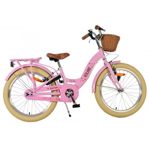 Volare Blossom Kinderfahrrad - Mädchen - 20 Zoll - Rosa - Zweihandbremsen