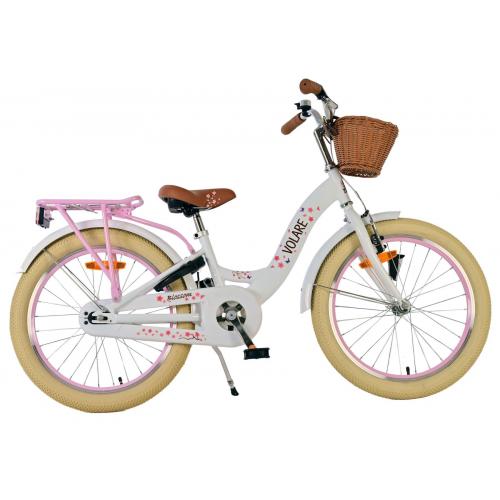 Volare Blossom Kinderfahrrad - Mädchen - 20 Zoll - Weiß