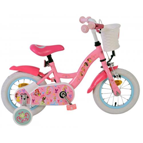 Disney Princess Kinderfahrrad - Mädchen - 12 Zoll - Rosa