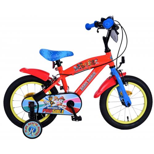 Paw Patrol Kinderfahrrad - Jungen - 14 Zoll - Blau - Zwei handbremsen [CLONE]