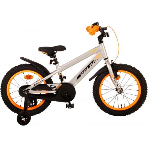 Volare Rocky Kinderfahrrad - Jungen - 16 Zoll - Grau