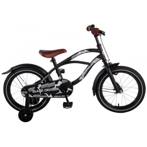 Volare Black Cruiser Kinderfahrrad - Jungen - 16 Zoll - Schwarz