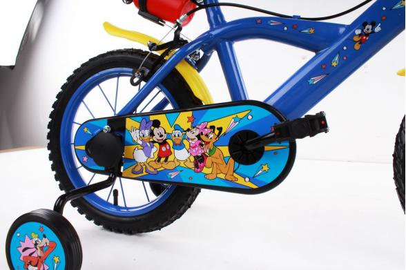 Disney Mickey Kidsbike - Jungen - 14 Zoll - Rot Blau - Zwei Handbremsen