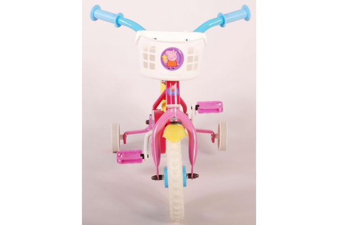 Peppa Pig Kinderfahrrad - Mädchen - 10 Zoll - Pink / Blau