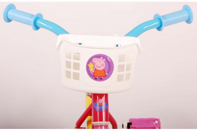 Peppa Pig Kinderfahrrad - Mädchen - 10 Zoll - Pink / Blau