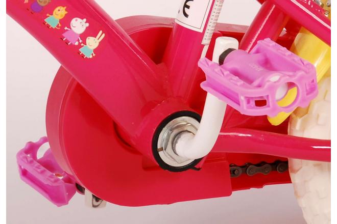 Peppa Pig Kinderfahrrad - Mädchen - 10 Zoll - Pink / Blau