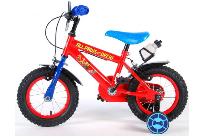 Paw Patrol Kinderfahrrad Rot / Blau Jungen 12 Zoll 