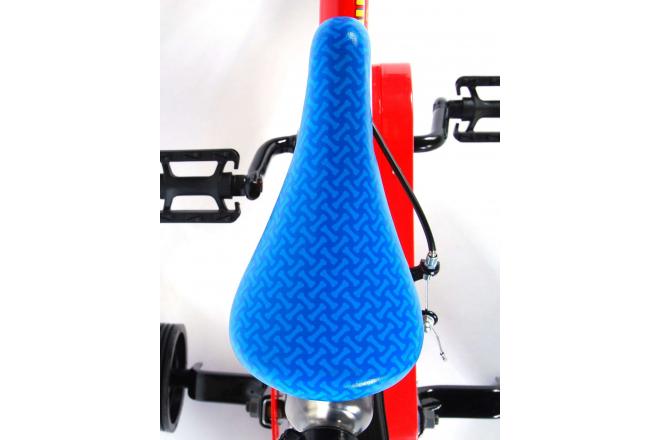 Paw Patrol Kinderfahrrad - Jungen - 12 Zoll - Rot / Blau - 2 Handbremsen