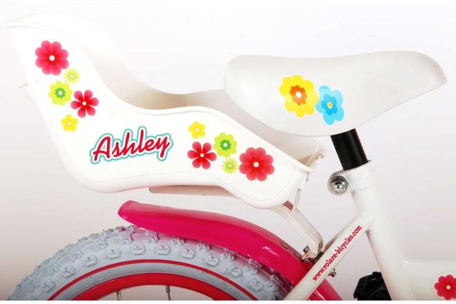 Volare Ashley Kinderfahrrad - Mädchen - 14 Zoll - Weiß - 95% zusammengebaut