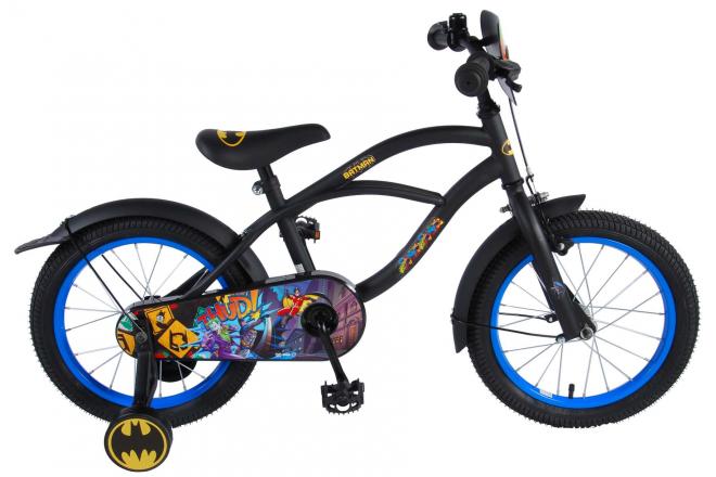 Batman Kinderfahrrad - Jungen - 16 Zoll - Schwarz