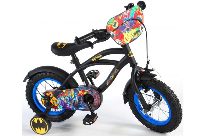 Batman Kinderfahrrad - Jungen - 12 Zoll - Schwarz