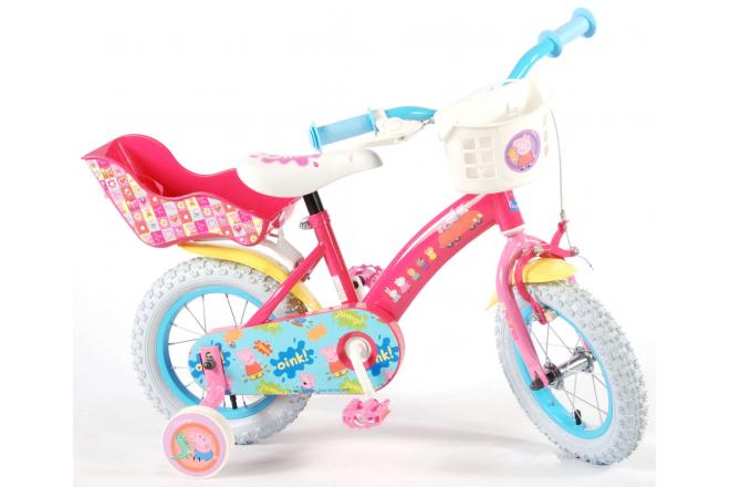 Peppa Pig Kinderfahrrad - Mädchen - 12 Zoll - Pink