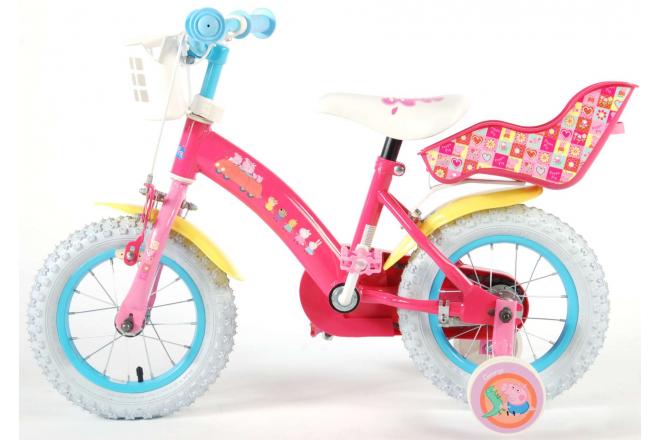 Peppa Pig Kinderfahrrad - Mädchen - 12 Zoll - Pink