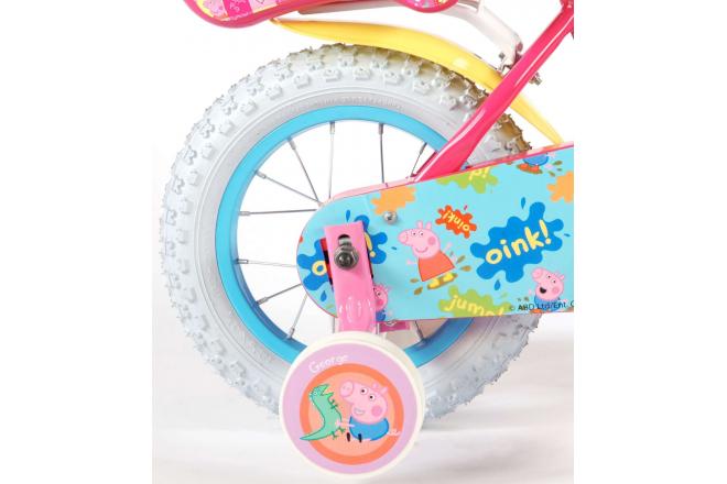 Peppa Pig Kinderfahrrad - Mädchen - 12 Zoll - Pink