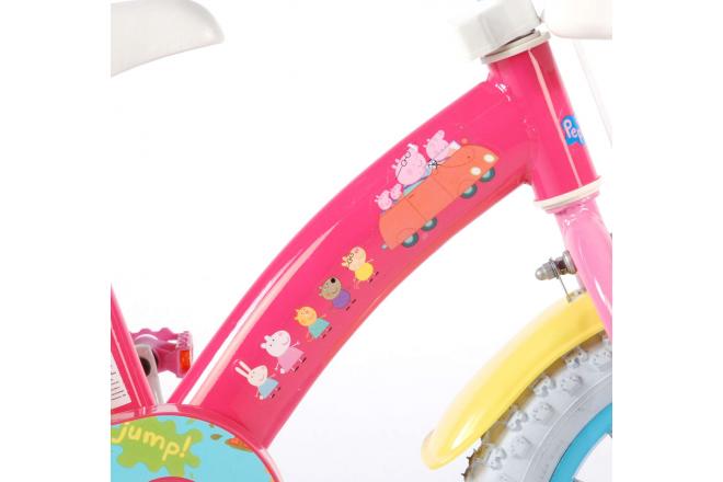 Peppa Pig Kinderfahrrad - Mädchen - 12 Zoll - Pink