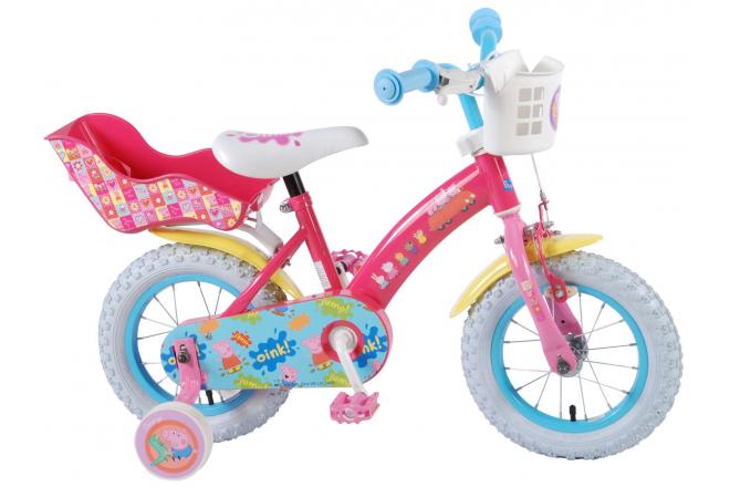 Peppa Pig Kinderfahrrad - Mädchen - 12 Zoll - Pink