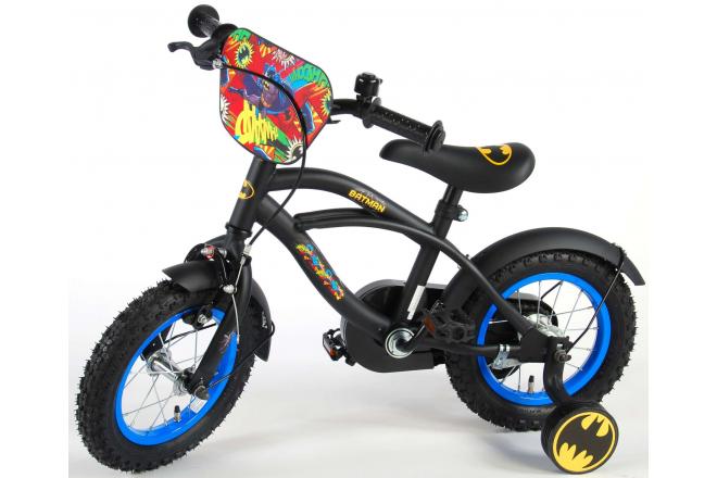 Batman Kinderfahrrad - Jungen - 12 Zoll - Schwarz