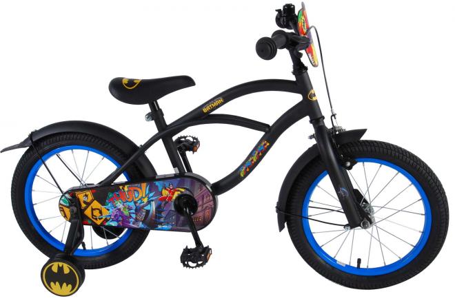 Batman Kinderfahrrad - Jungen - 16 Zoll - Schwarz