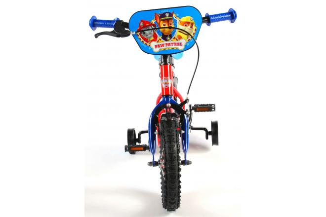Paw Patrol Kinderfahrrad - Jungen - 12 Zoll - Rot / Blau