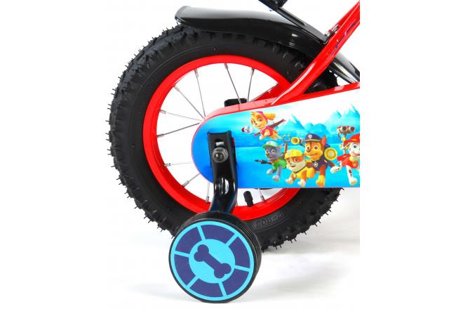 Paw Patrol Kinderfahrrad - Jungen - 12 Zoll - Rot / Blau