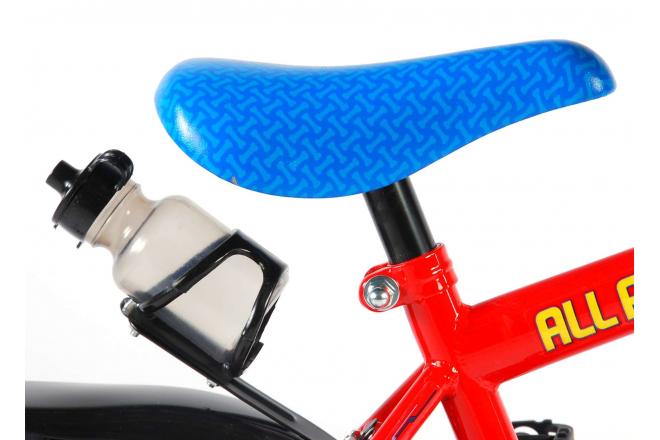 Paw Patrol Kinderfahrrad - Jungen - 12 Zoll - Rot / Blau