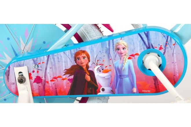 Disney Frozen 2 - Kinderfahrrad - Mädchen - 16 Zoll - Blau / Lila - 95% zusammengebaut