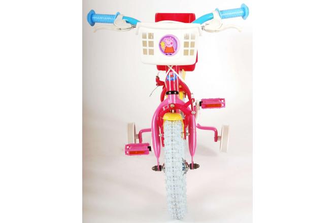 Peppa Pig Kinderfahrrad - Mädchen - 12 Zoll - Pink - 2 Handbremsen