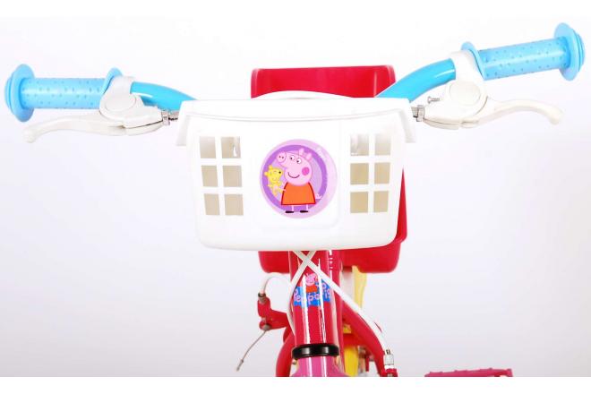 Peppa Pig Kinderfahrrad - Mädchen - 12 Zoll - Pink - 2 Handbremsen