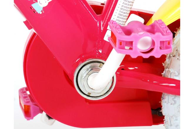 Peppa Pig Kinderfahrrad - Mädchen - 12 Zoll - Pink - 2 Handbremsen