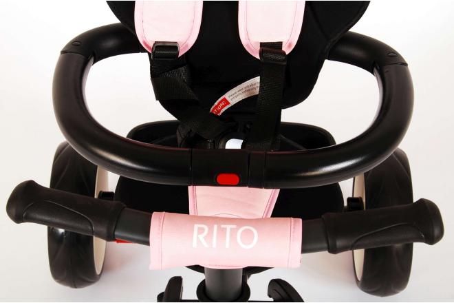 QPlay Dreirad Rito 3 in 1 - Mädchen - Pink - Deluxe