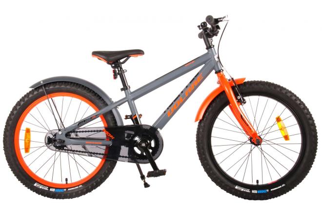 Volare Rocky Kinderfahrrad - 20 Zoll - Grau - 95% zusammengebaut