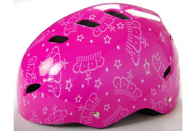 Volare Fahrrad/Skate Helm - Rosa - 55-57 cm