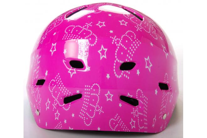 Volare Fahrrad/Skate Helm - Rosa - 55-57 cm