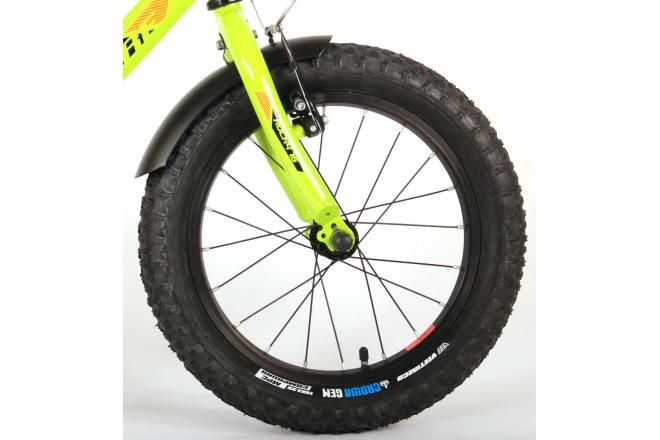 Volare Rocky Kinderfahrrad - 16 Zoll - grün - 95% zusammengebaut