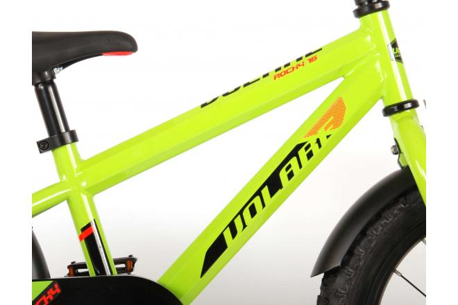 Volare Rocky Kinderfahrrad - 16 Zoll - grün - 95% zusammengebaut