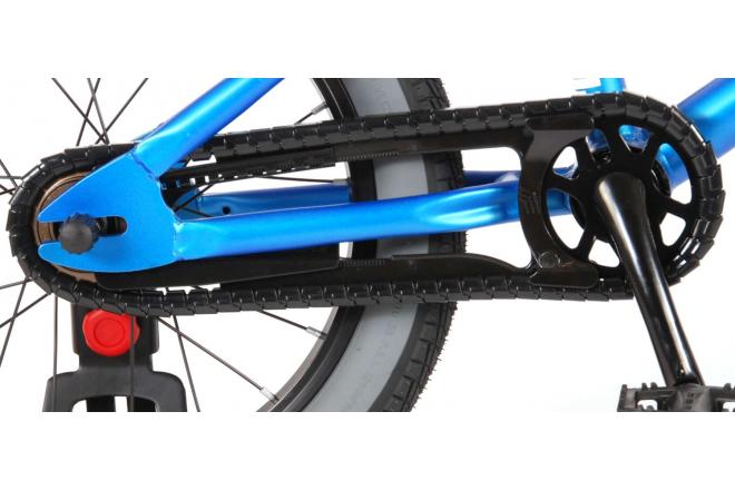 Volare Cool Rider Kinderfahrrad - Jungen - 16 Zoll - Blau - Zweihandbremsen - 95% zusammengebaut