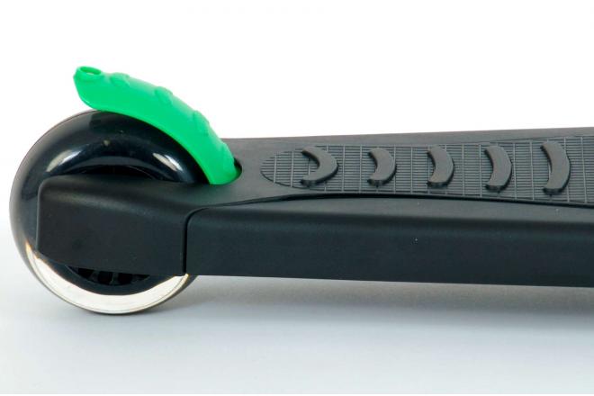 QPlay Future Roller - Jungen und Mädchen - Schwarz mit Grün - Led Lighting