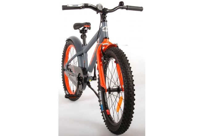 Volare Rocky Kinderfahrrad - 20 Zoll - Grau - 95% zusammengebaut - Prime Collection