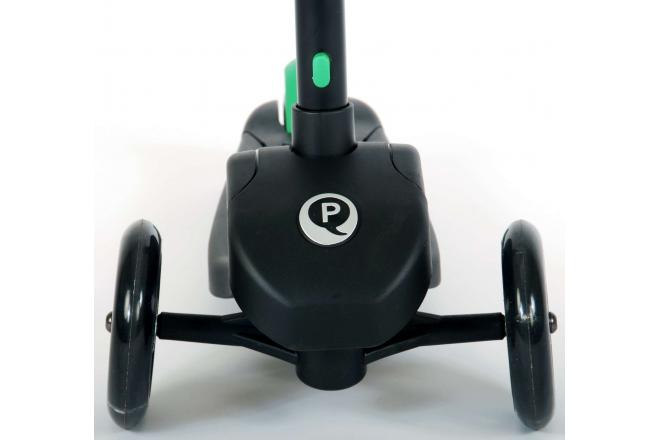 QPlay Future Roller - Jungen und Mädchen - Schwarz mit Grün - Led Lighting